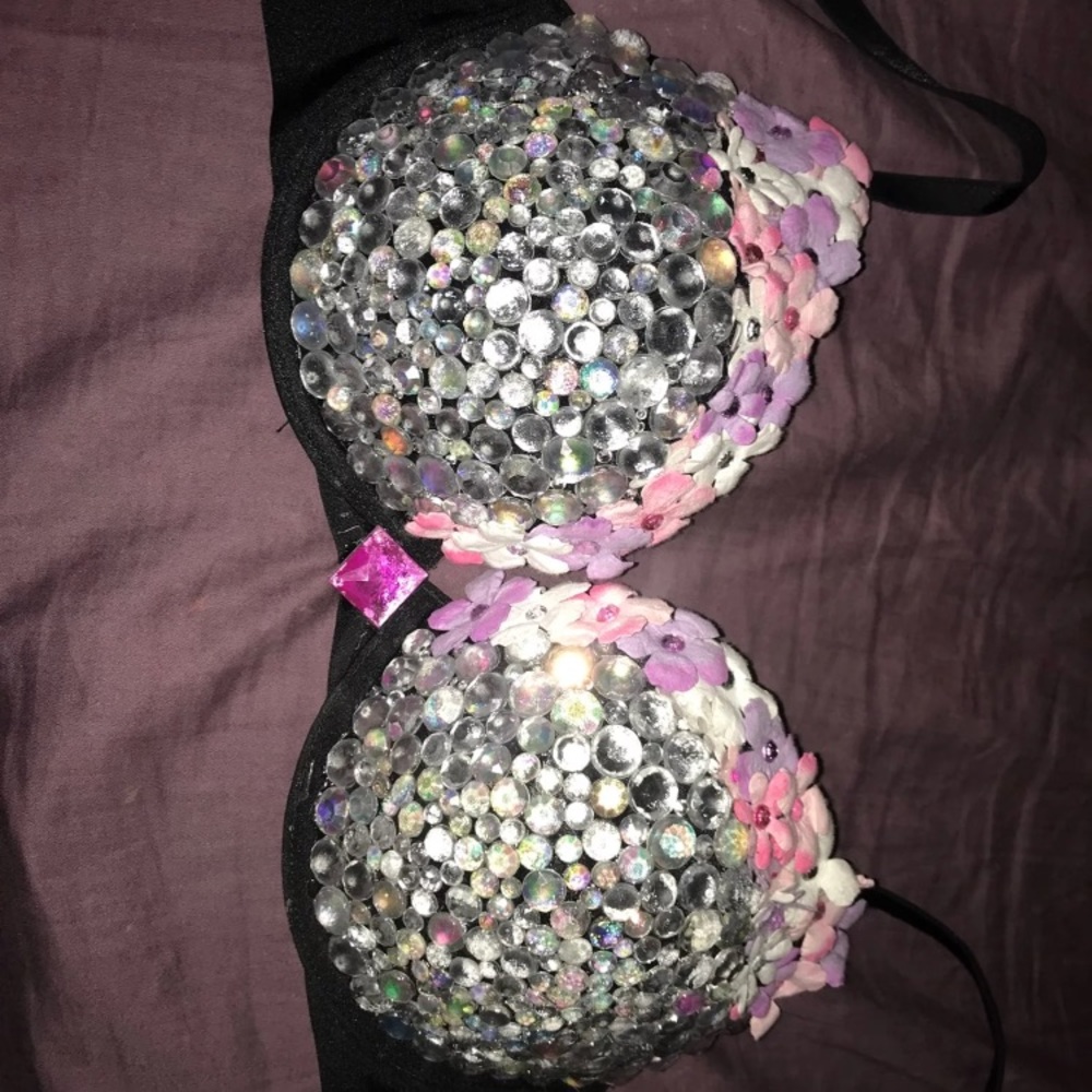 Bedazzled bra